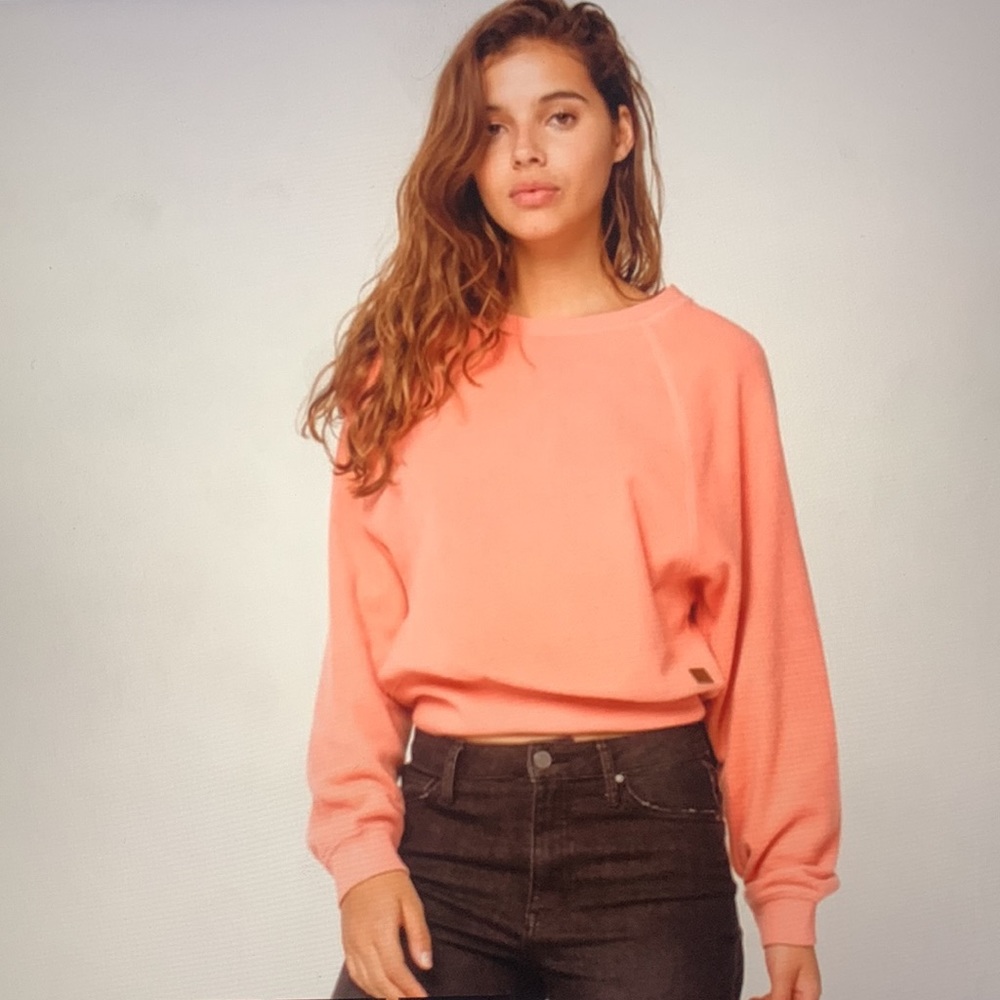 Roxy Cropped Ultra Soft Sweatshirt